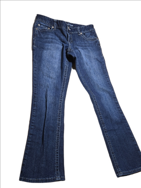 ♡Maurices Dark Blue Flared Jeans Size 5/6 Short